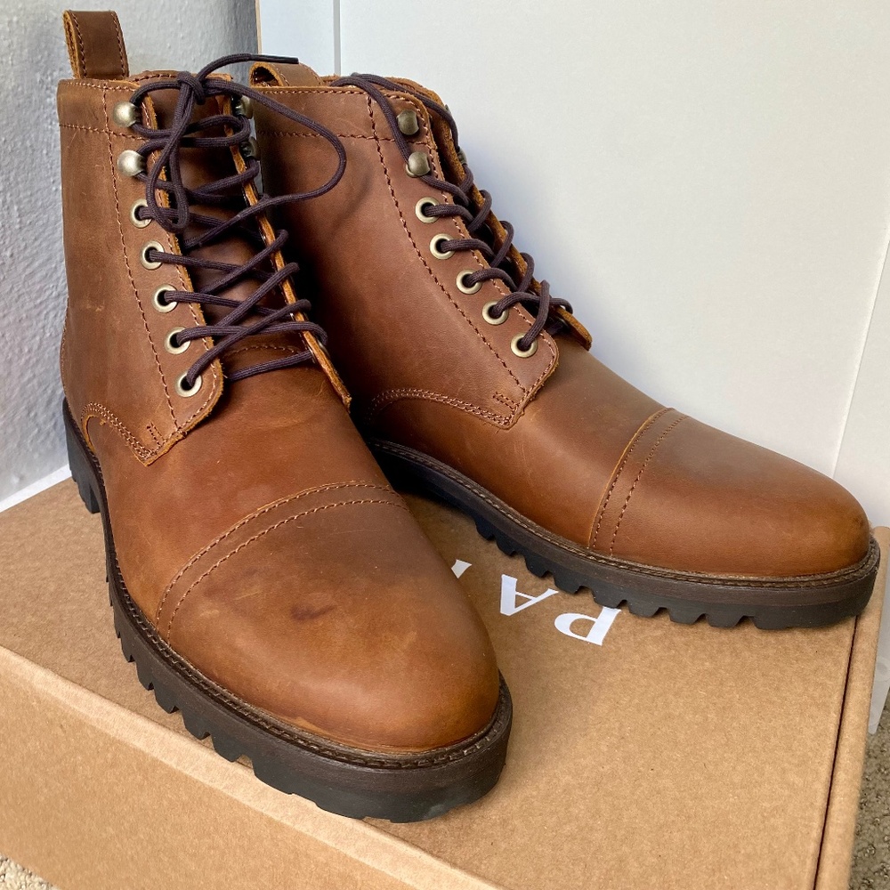 Patina Breaker Boot, leather, brand new!
